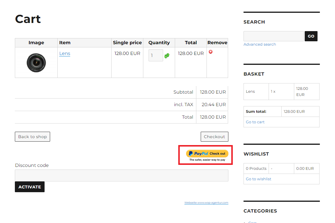 Paypal Express